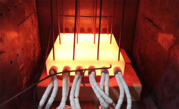 熱彎機(jī)電加熱管測(cè)試效果